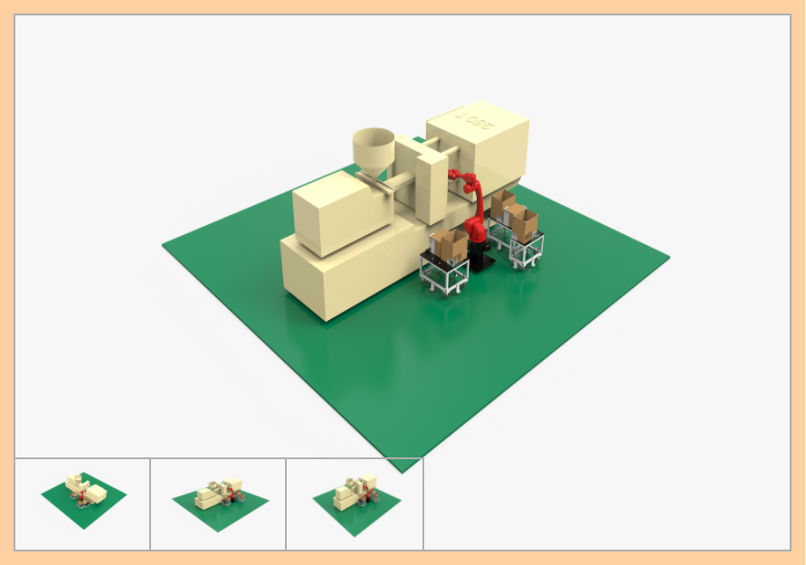 1510機器人注塑取出裝箱項目 - 1510 ROBOT INJECTION TAKE OUT PACKING PROJECT
